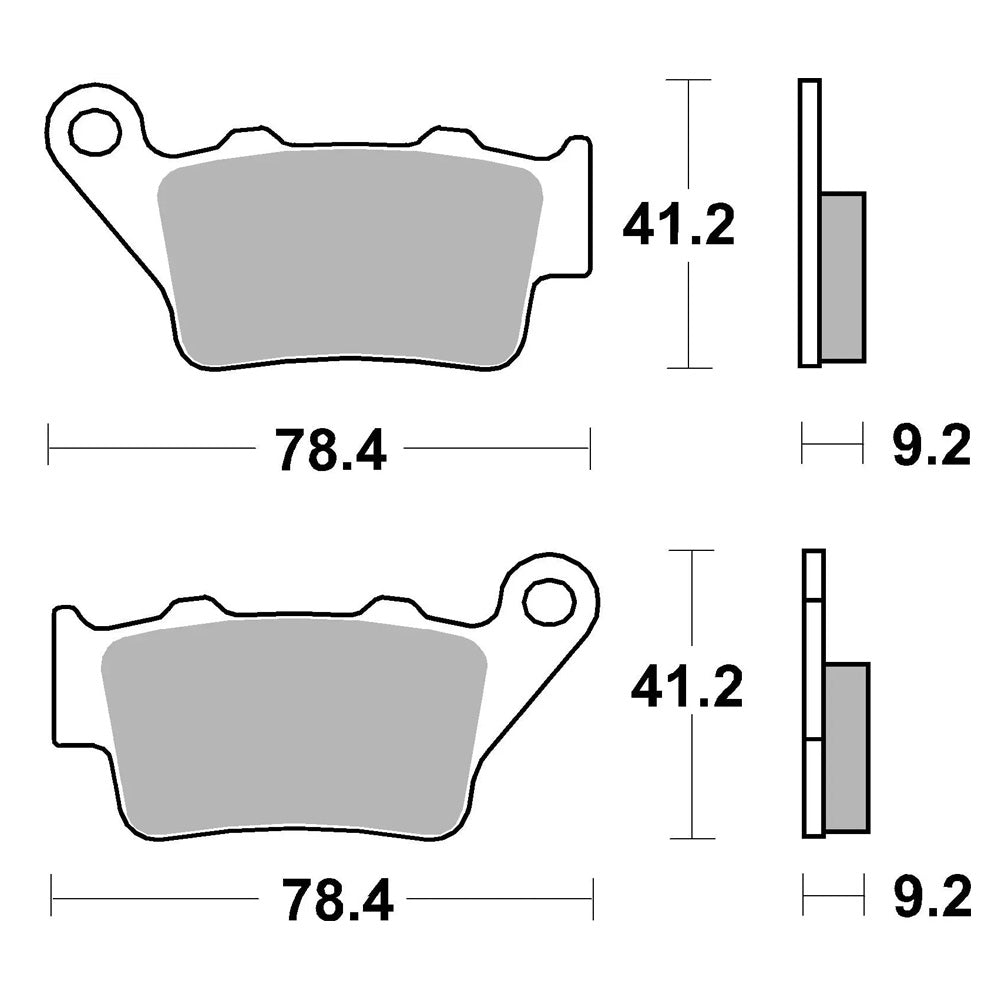 Balatas Brembo Traseras Varios Modelos '93-'24