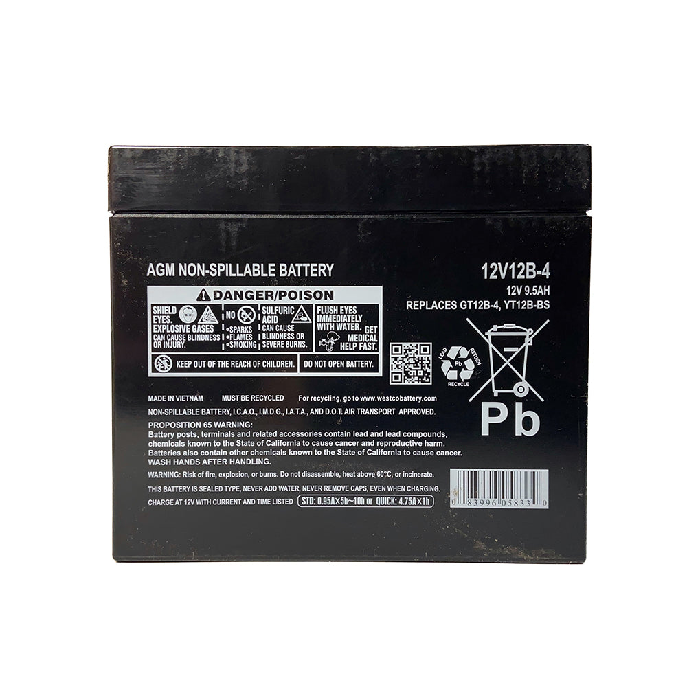 Bateria Westco 12V12B-4 Para Ducati