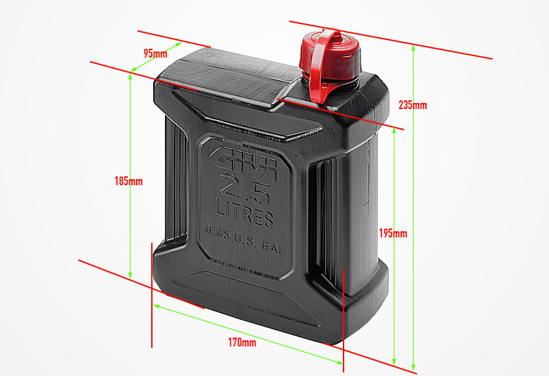 Bidon para Gasolina GIVI 2.5 L