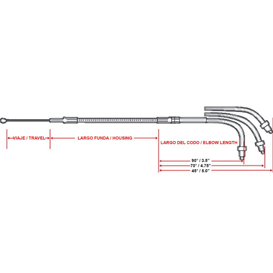 Cable de Acelerador Sportster, Dyna y Softail '96-'21