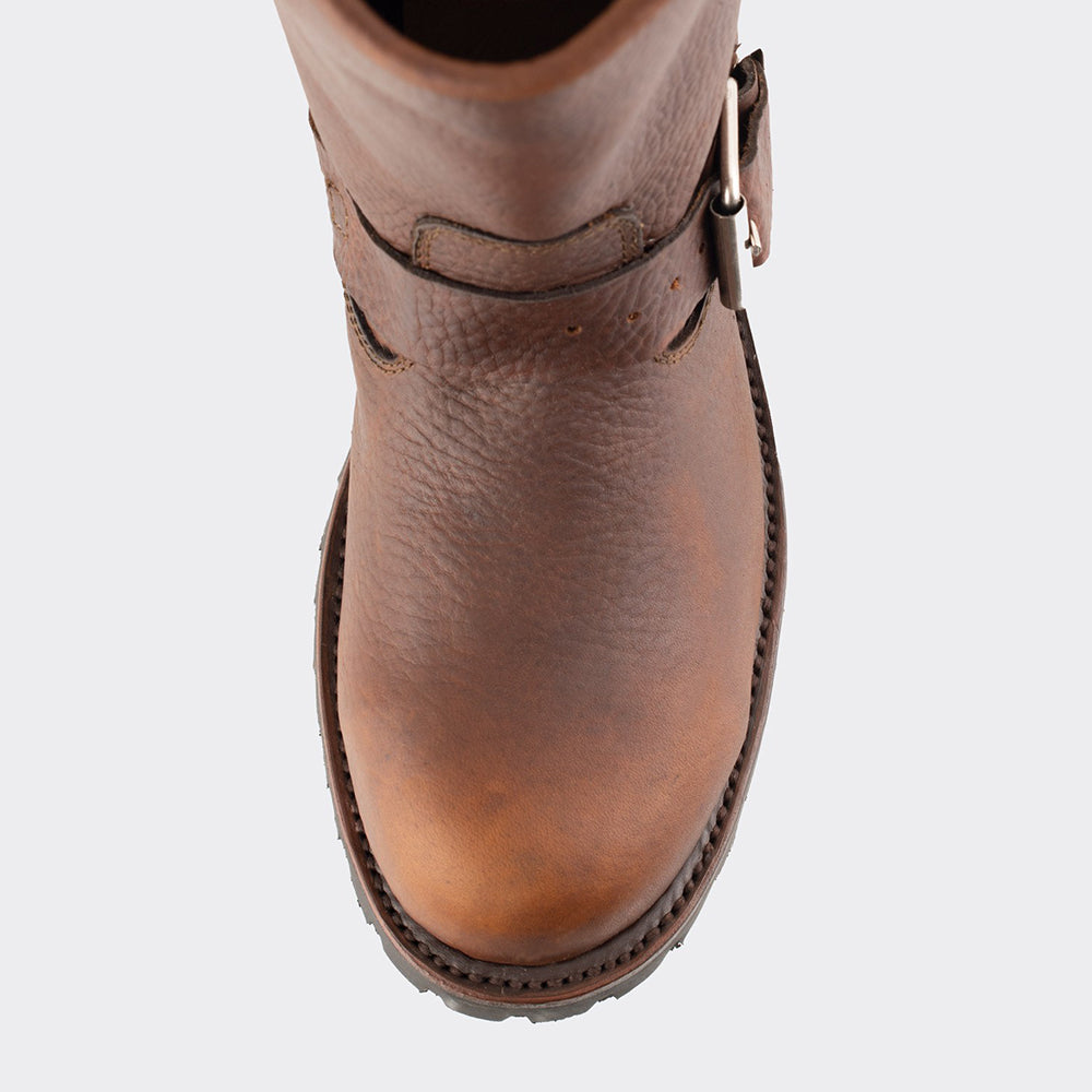 Bota Biker con Casco de Acero y Suela Track Bull Fight