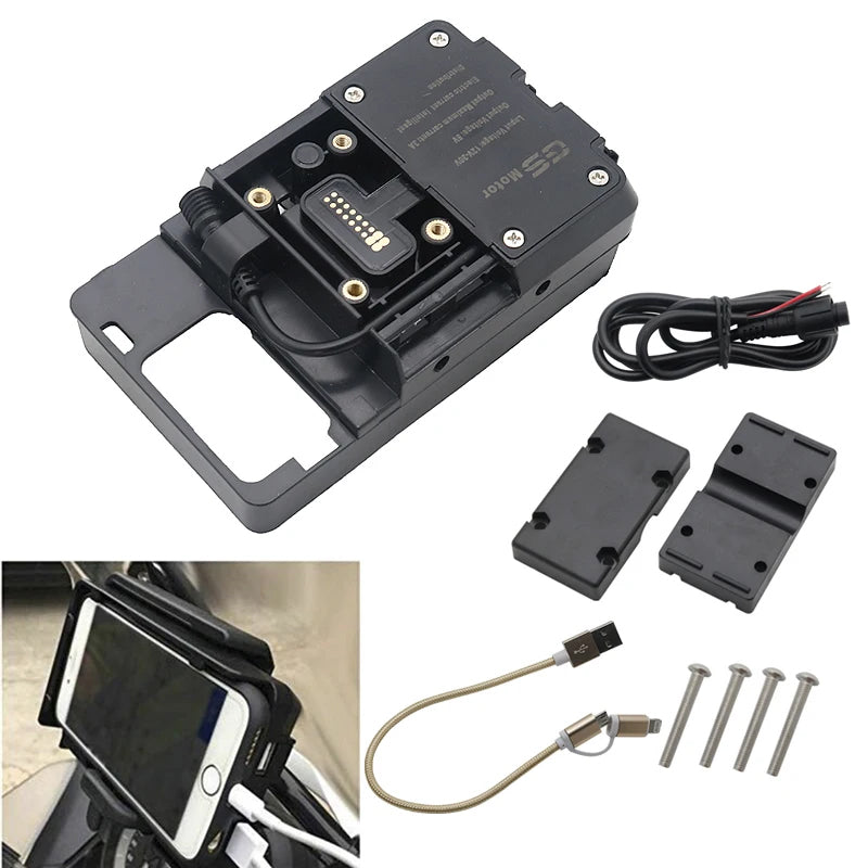 Soporte de Cargador USB de Navegación F700, F800, R1200GS ADV