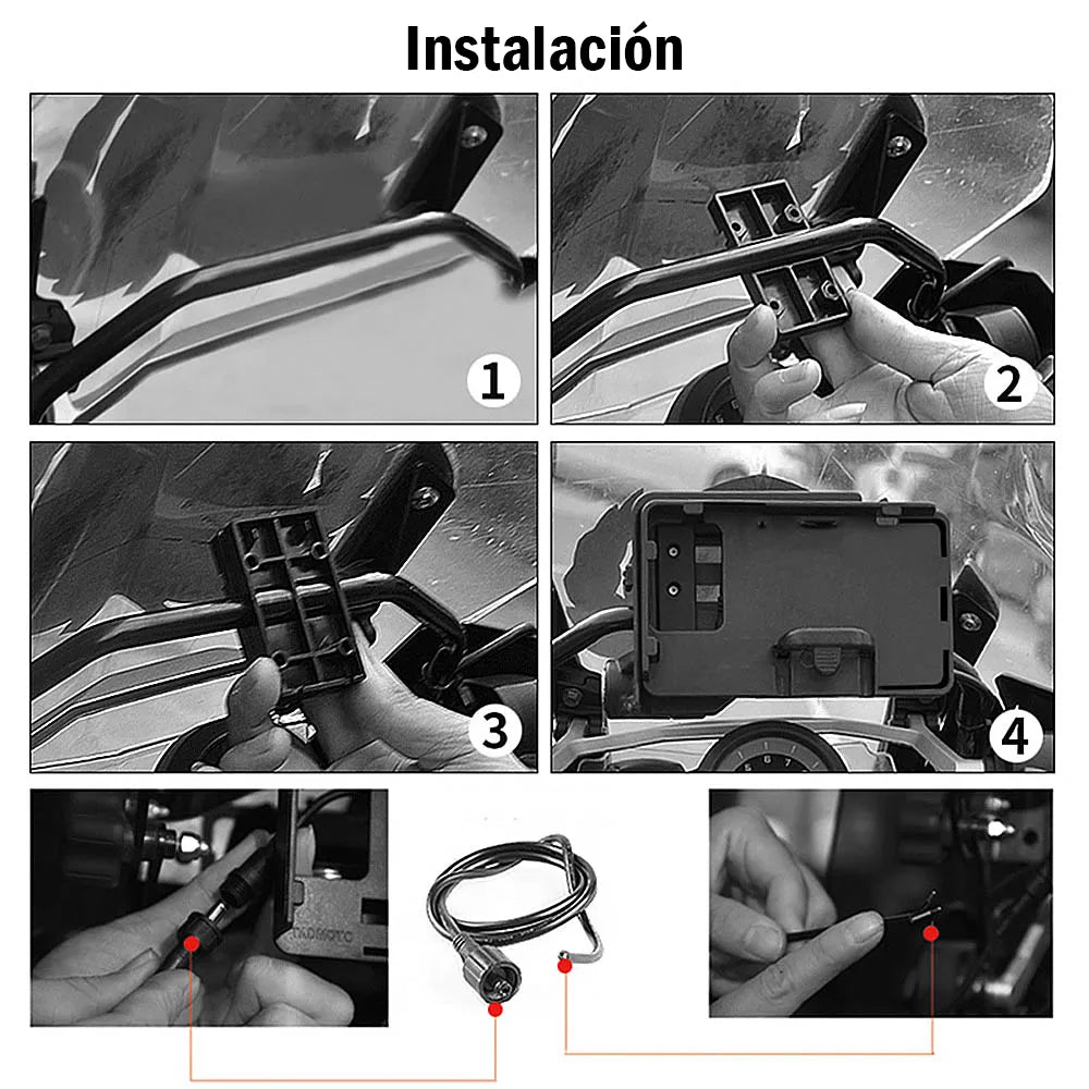 Soporte de Cargador USB de Navegación Inalámbrico Varios Modelos