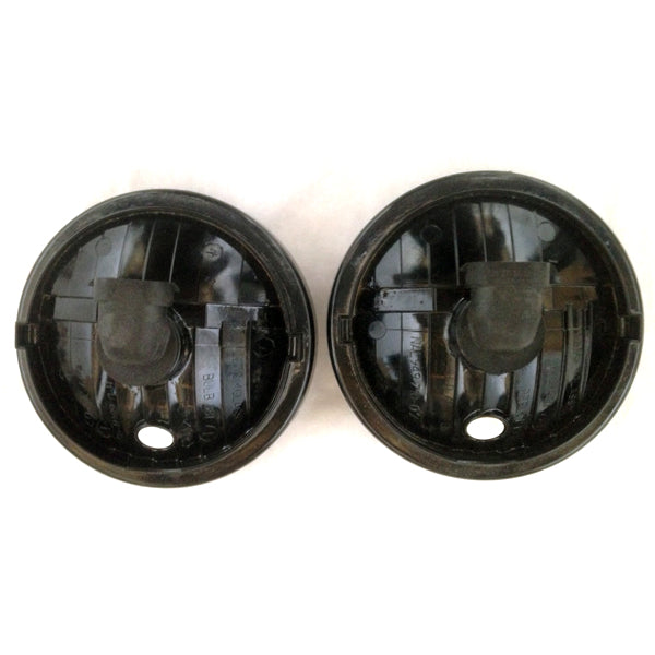 Auxiliares Harley Usados, Negro Brillante (Par)