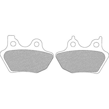 Del/Tras Sportster 2000-2003, Touring, Dyna, Softail Semi Metálicas