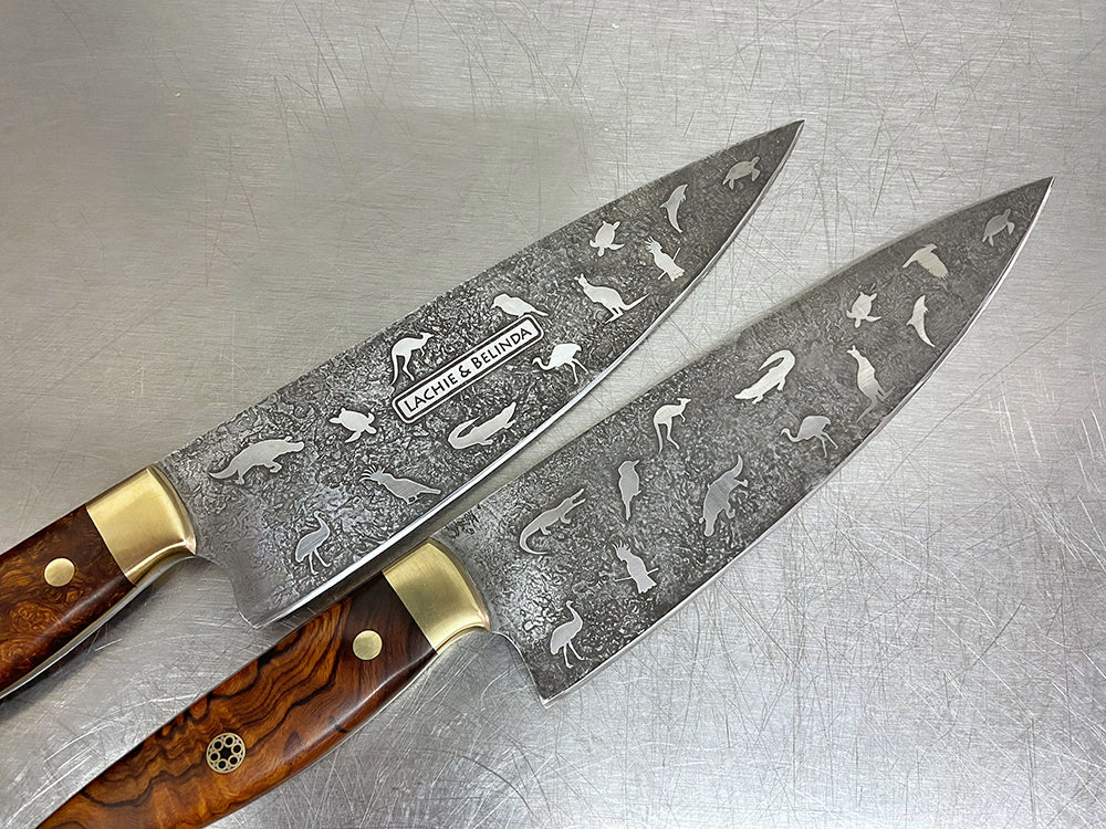 Par de Cuchillos para Chef