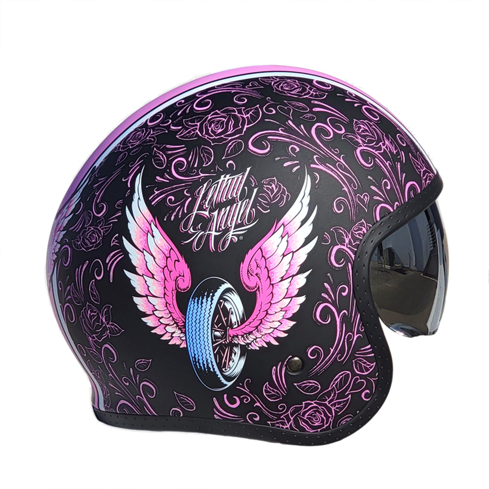 Casco 3/4 Vega Lethal Angel Modelo V8