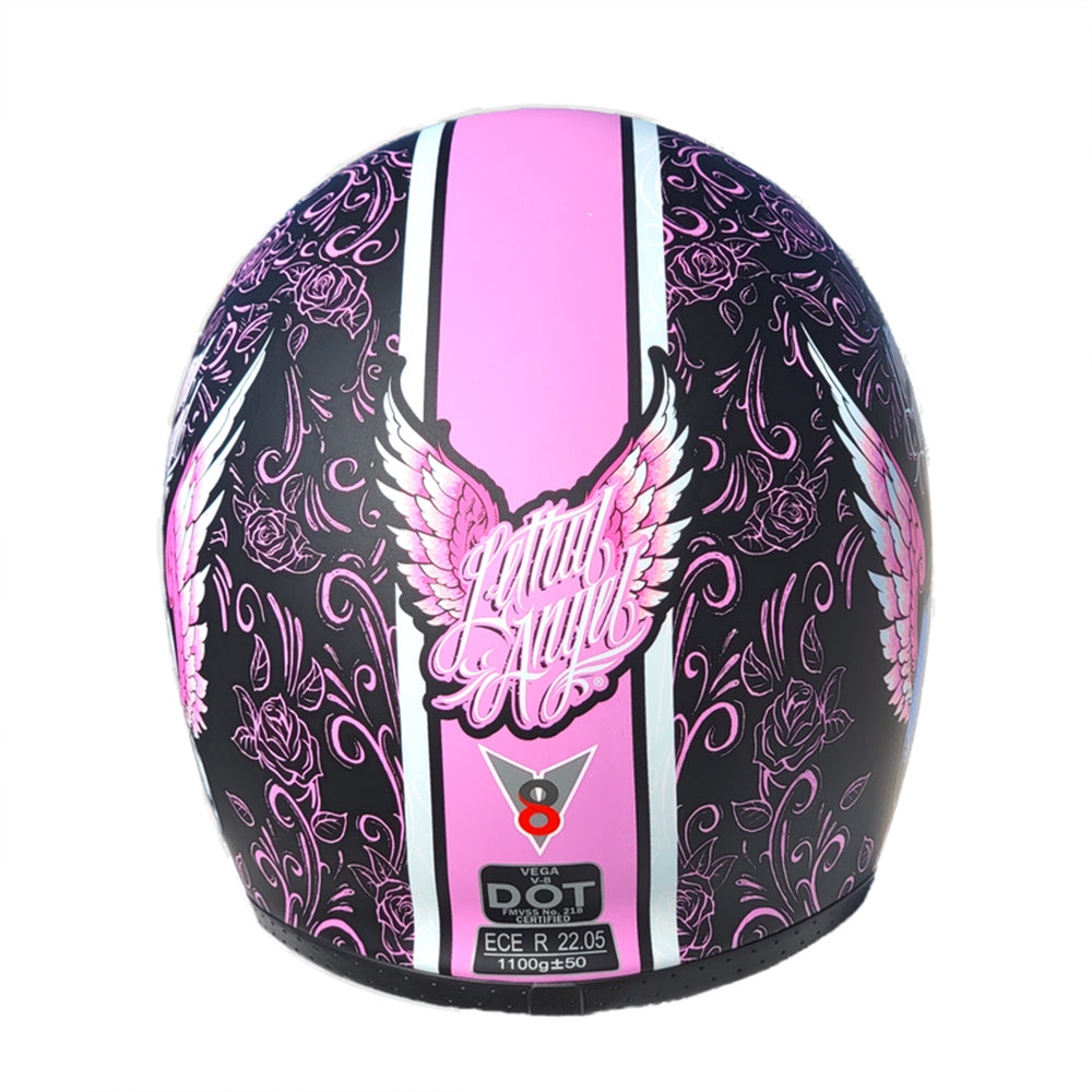 Casco 3/4 Vega Lethal Angel Modelo V8