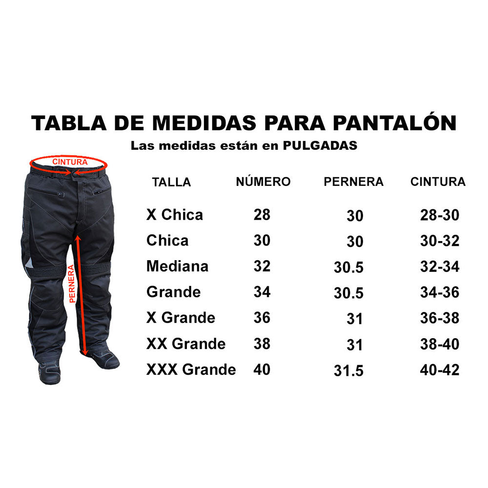 Pantalon Steel Rider Negro