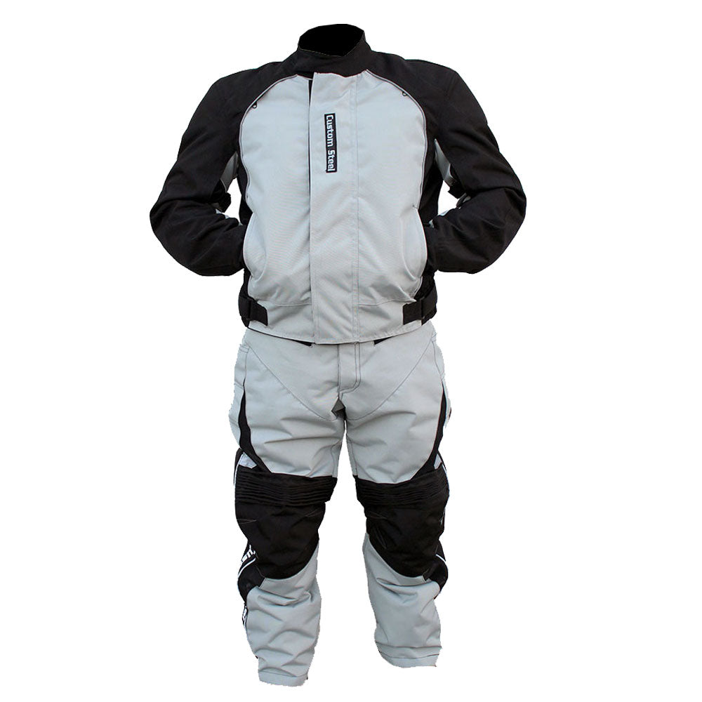 Traje / Conjunto de Pantalon y Chamarra Gris