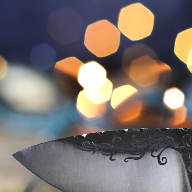 Cuchillo artesano hecho a mano aqui en nuestro taller