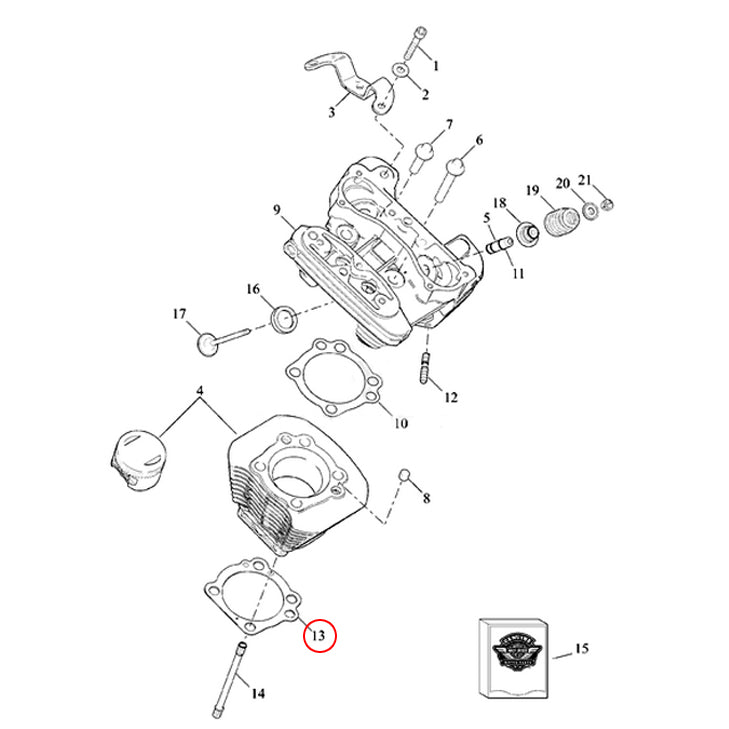 Junta de Base del Cilindro Sportster '86-'22