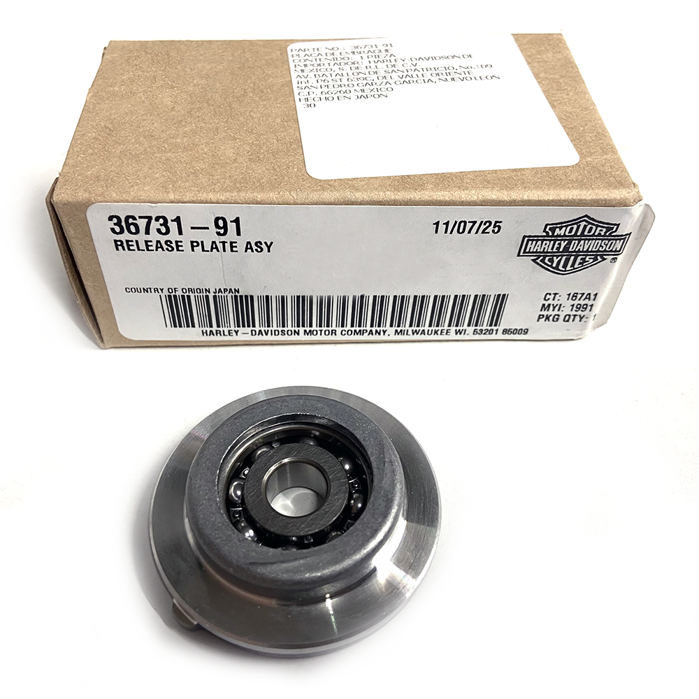 Base y Balero Ajustador del Clutch Sportster