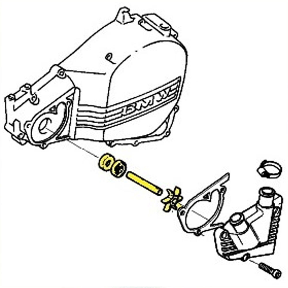 Kit de Reparación de Bomba de Agua F650 G650 1993-2007