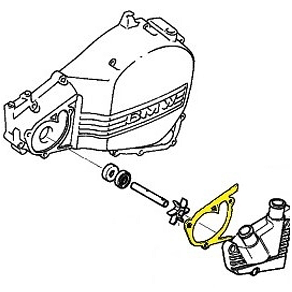 Junta de Tapa de Bomba de Agua F650/G650 '99-'10