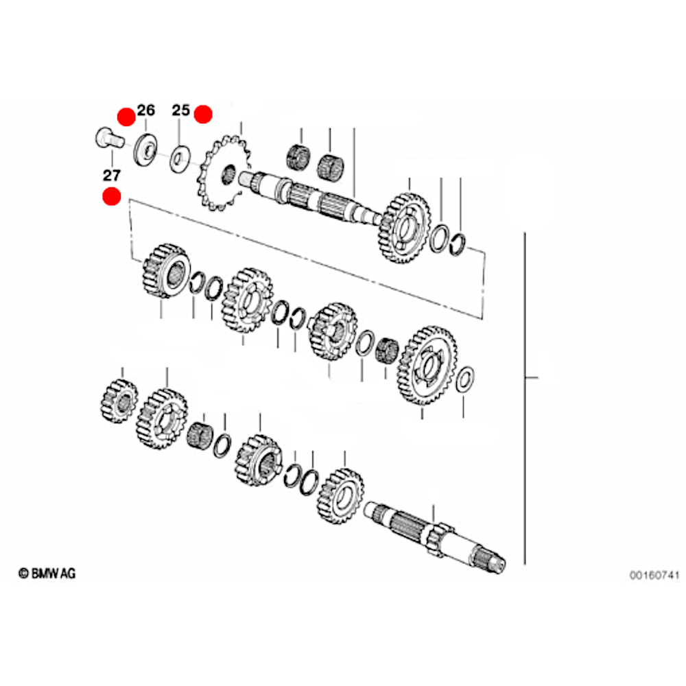 Kit Seguro Muelle de Piñon Delantero Modelos F650 800 Twin G 650
