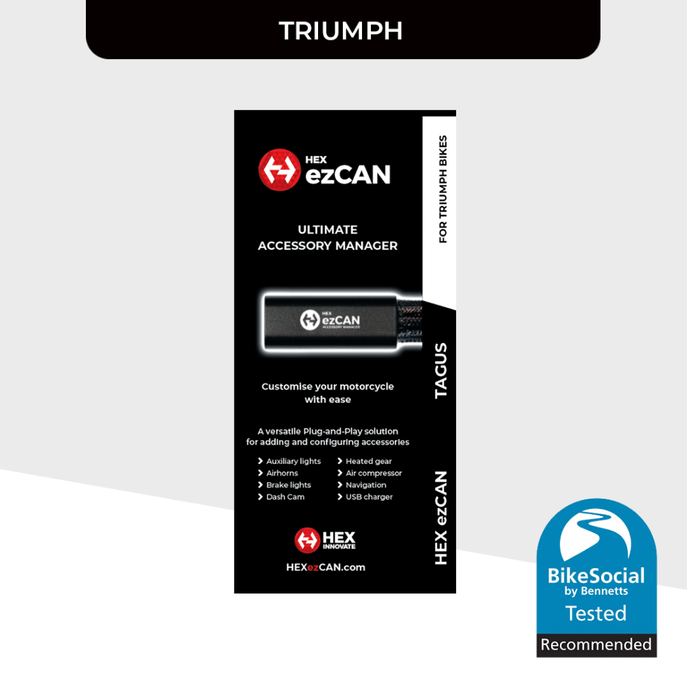 HEX ezCAN TAGUS Administrador de Accesorios Triumph Tiger 900/1200