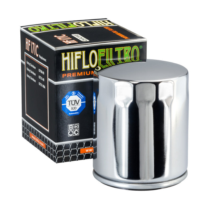 Filtro de Aceite Hiflo HF171 C para Twin Cam y M8