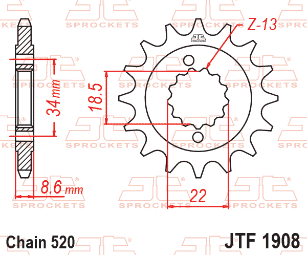 Kit de Sprocket KTM 390 Duke/Adventure RC 2013-2024 (45T/15T)