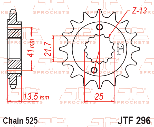 Kit de Sprocket Honda Shadow 600 1990-2007 (44T/16T)