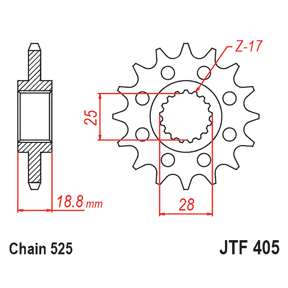 Kit de Sprocket BMW F800R 2009-2018 (47T/20T)