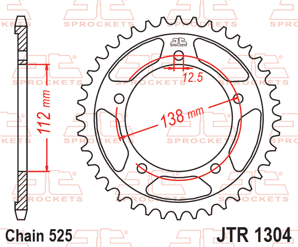 Kit de Sprocket Honda Shadow VT 750 Spirit Aero 1998-2007