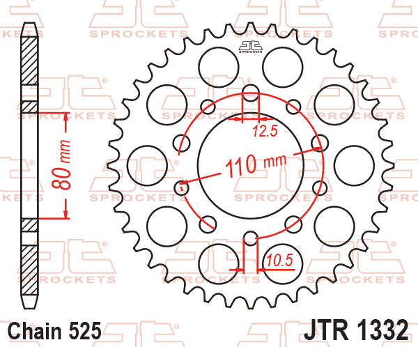 Kit de Sprocket Honda Shadow 600 1990-2007 (44T/16T)