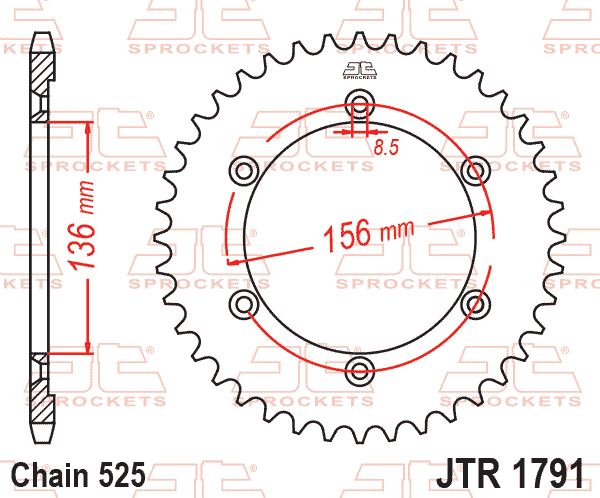 Kit de Sprocket Suzuki DR 650 1996-2025 41T/14T