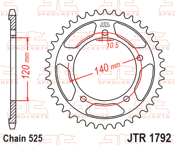 Kit de Sprockets Suzuki DL V-Strom 650 2004-2024 47T/15T