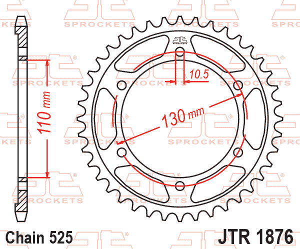 Kit de Sprocket Yamaha XTZ 700 Tenere 46T/15T 2020-2024