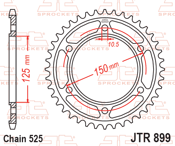 Kit de Sprockets KTM 1190 y 1290 Super Adventure 42T/17T 2013-2024