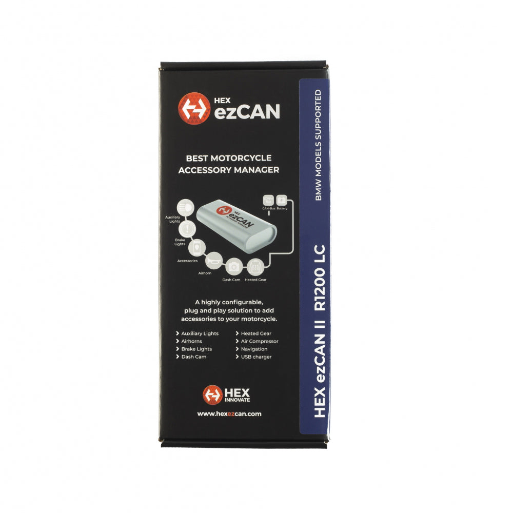 HEX ezCAN II Administrador de accesorios - Modelos R1200 y R1250