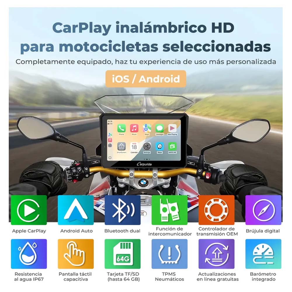 Carpuride W702bs Pro Carplay Para Bmw Plug And Play