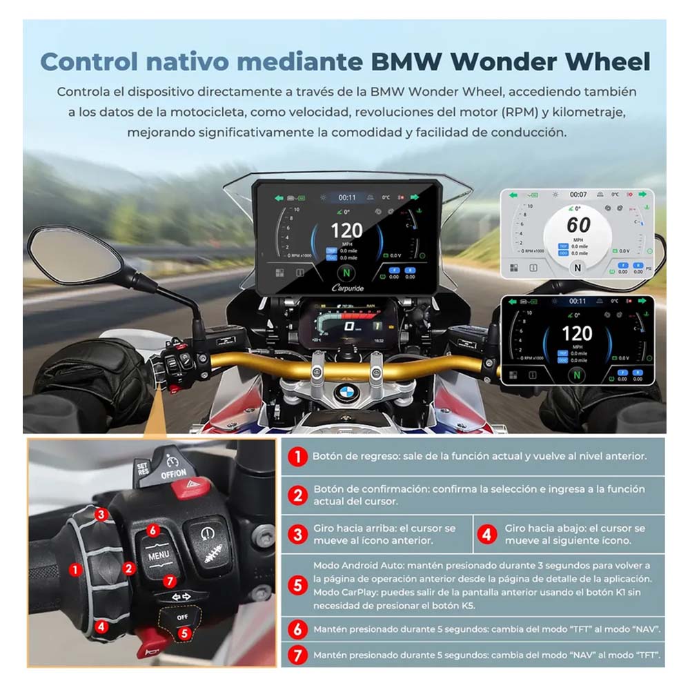 Carpuride W702bs Pro Carplay Para Bmw Plug And Play