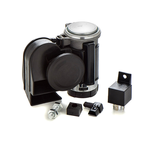 Claxon de Aire Compacto Negro