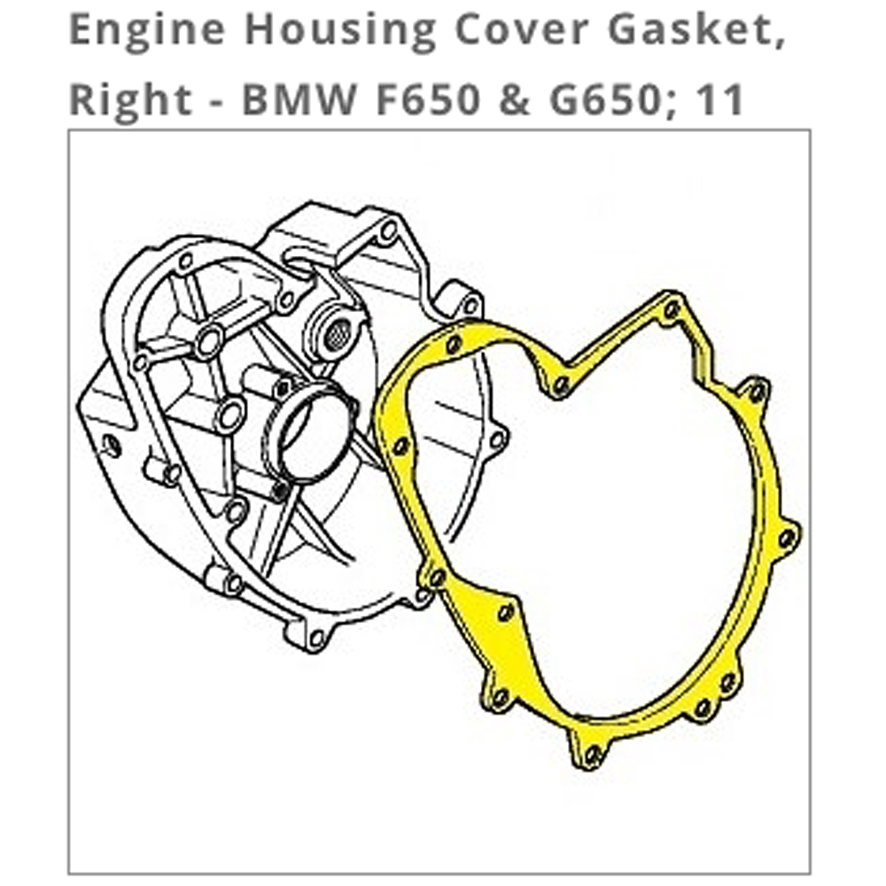 Junta de Tapa de Motor (derecho) F650 G650