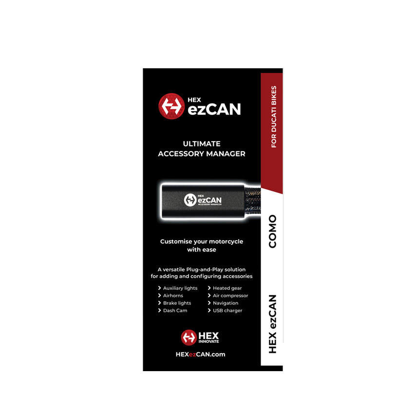 HEX ezCAN COMO Admininistrador Accesorios Ducati