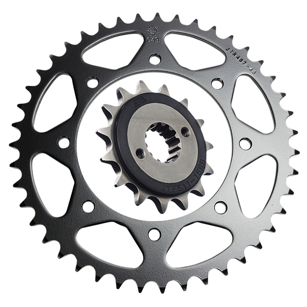 Kit De Engranes Kawasaki KL 650 '90-'25 43T/15T Negro