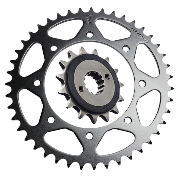 Kit De Engranes Kawasaki KL 650 '90-'25 43T/15T Negro