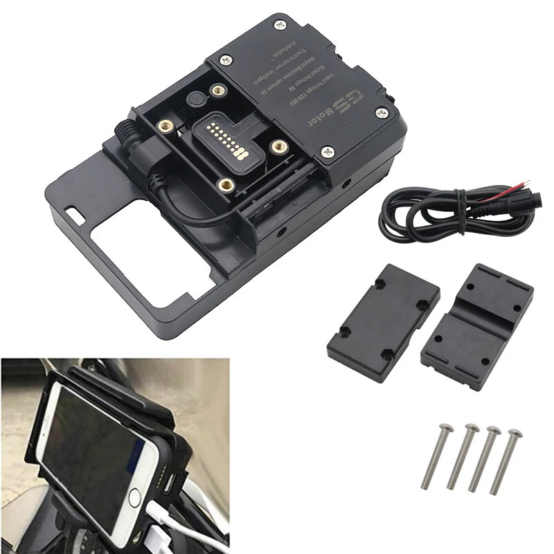 Soporte de Cargador USB de Navegación F700, F800, R1200GS ADV