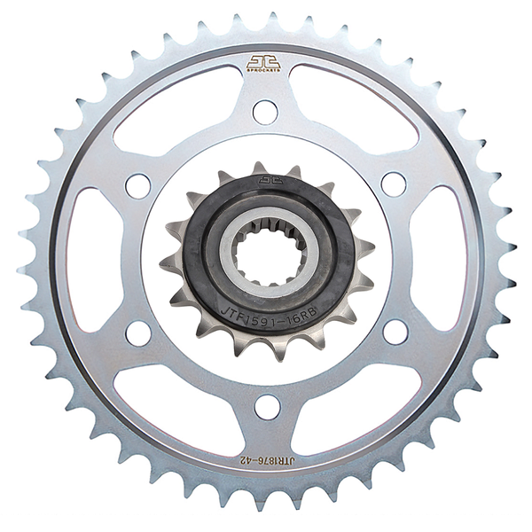 Kit de Sprocket Yamaha FZ MT 07 2014-2024 y FZ MT 10 2016-2024 (43T/16T)