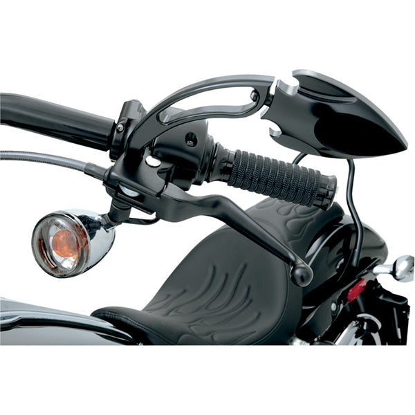 Palancas Color Negro Softail Touring Dyna Sportster
