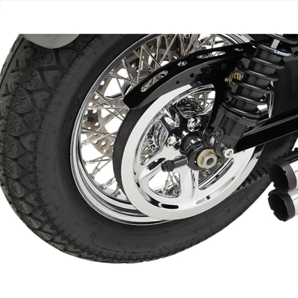 Cubierta de Polea Cromada Sportster