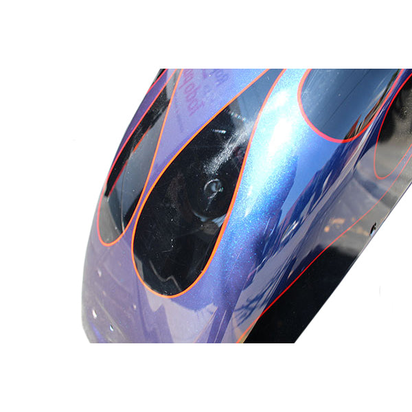 Tanque y Salpicaderas Flamas Azules para Softail Heritage