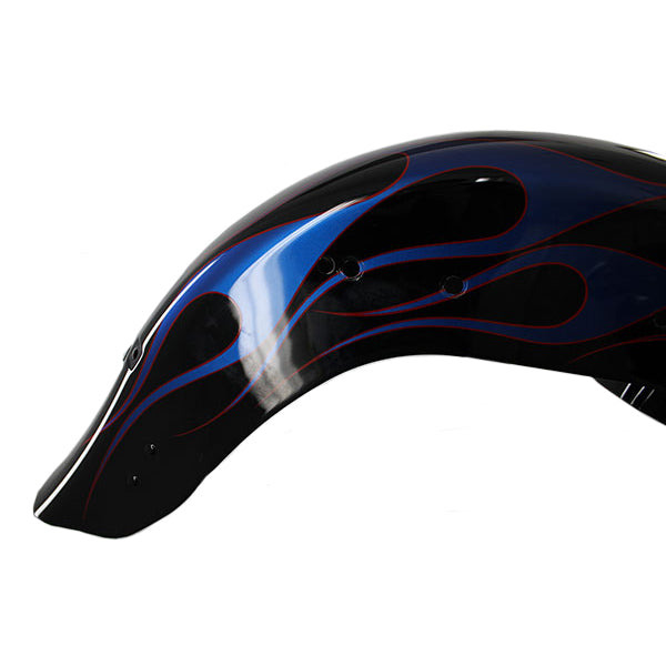 Tanque y Salpicaderas Flamas Azules para Softail Heritage