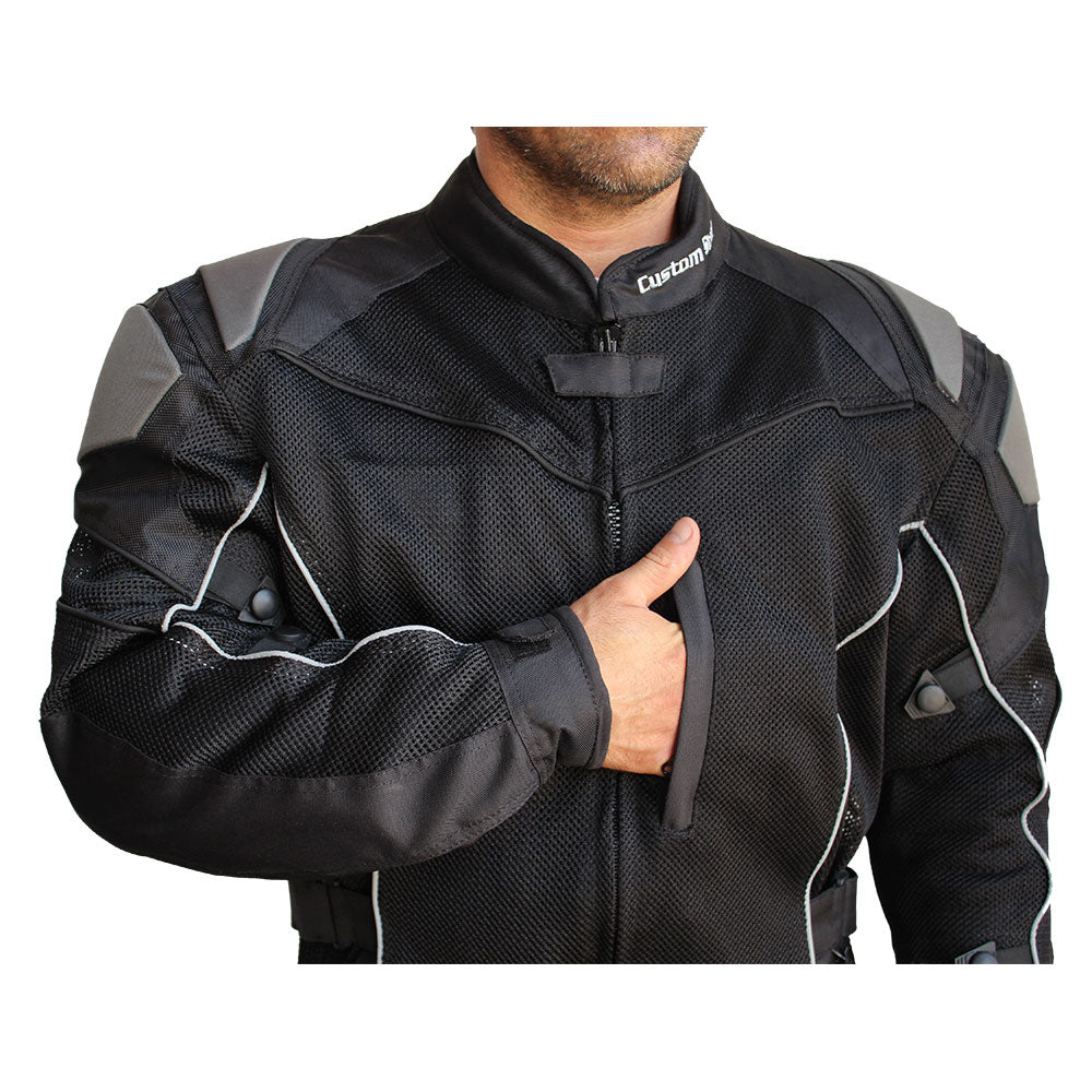 Malla Estilo Touring Con Protectores